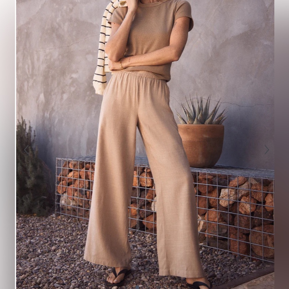 Marine Layer Allison Trouser, taupe